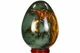 Polished Polychrome Jasper Egg - Madagascar #110598-1